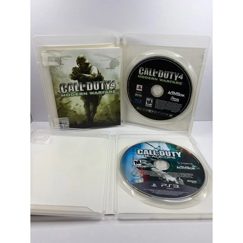 PS3 Game Lot Skyrim Legendary Call of Duty Black Ops Modern Warfare 4 Games